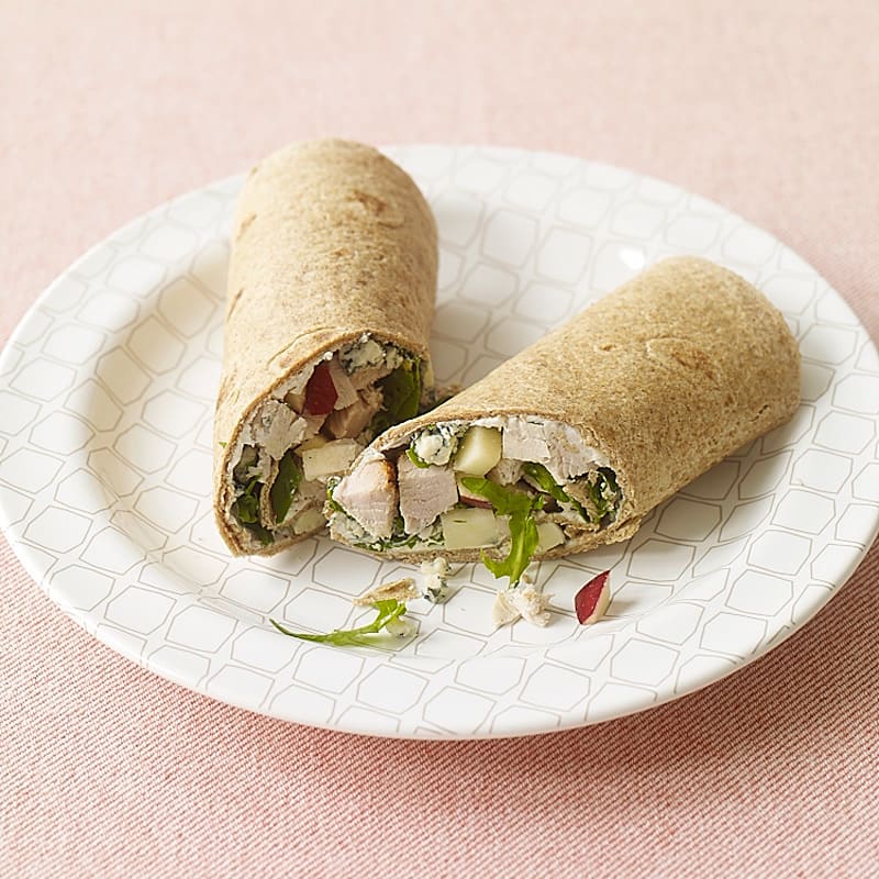 Photo of Turkey, apple and blue cheese wrap by WW