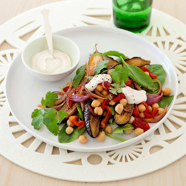 Photo of Middle Eastern salad with tahini yoghurt by WW