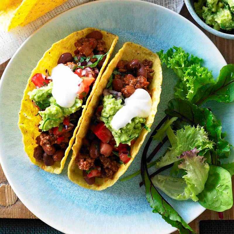 Photo of Beef tacos with guacamole and salsa cruda by WW