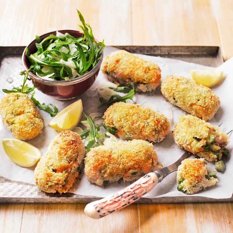 Photo of Salmon and asparagus croquettes by WW