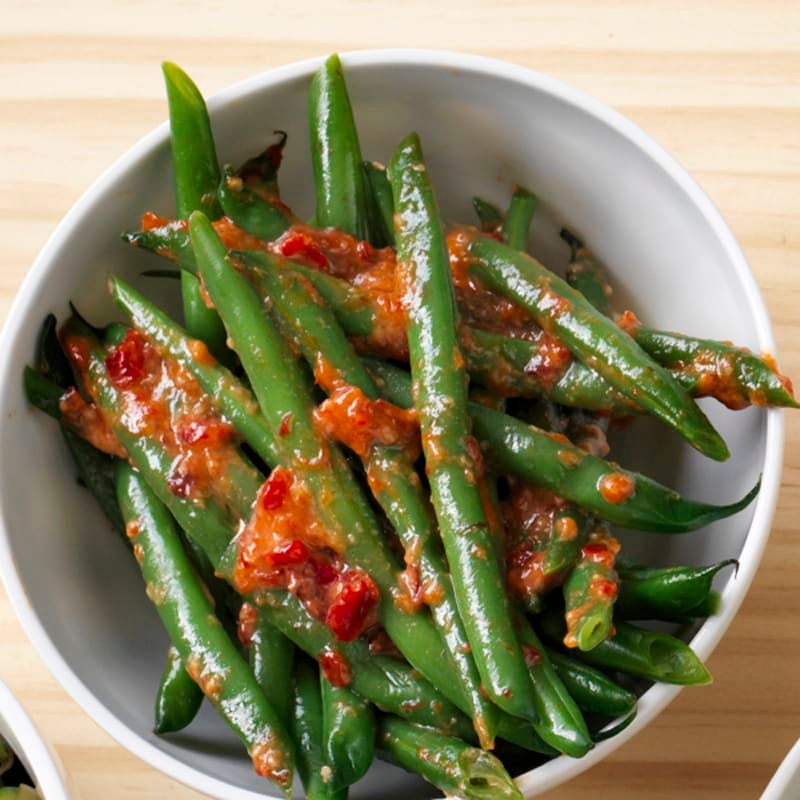 Photo of Green beans with chilli and garlic paste by WW