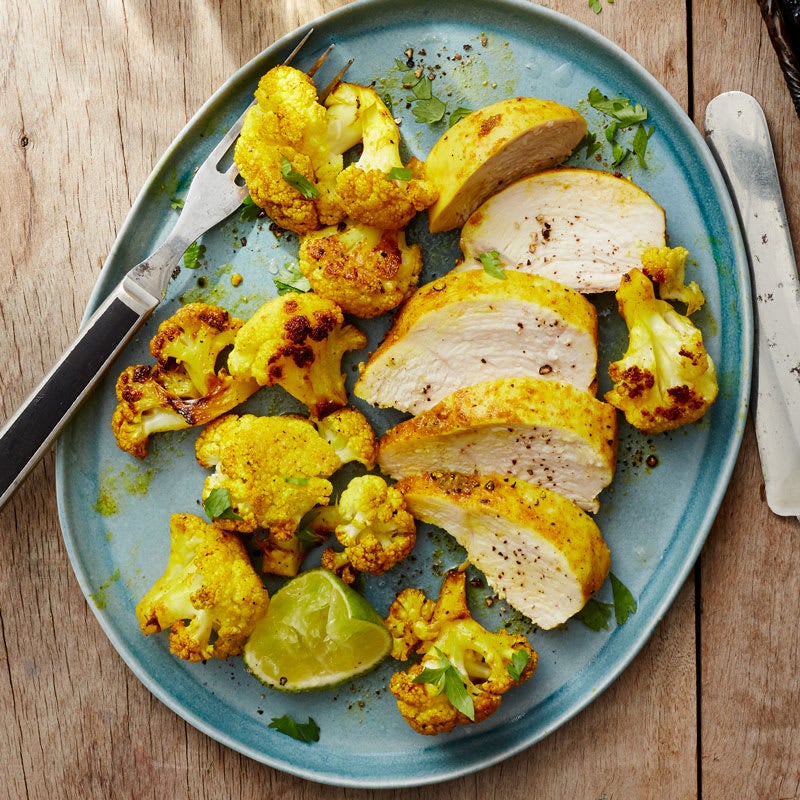 Photo of Roasted Chicken Breasts with Spiced Cauliflower by WW