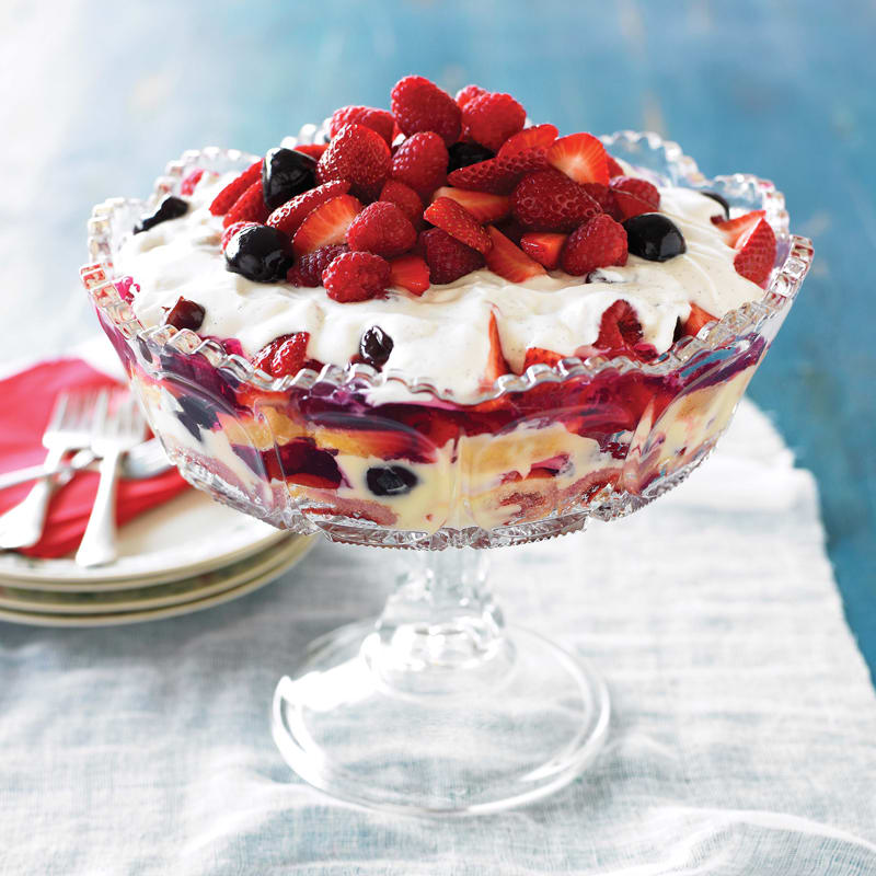 Photo of Red berry trifle by WW