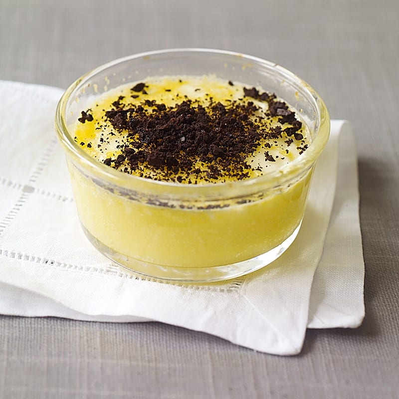 Photo of Lime curd with chocolate cookie crumbs by WW