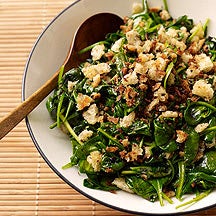 Photo of Spinach with Parmesan-Bread Crumbs by WW