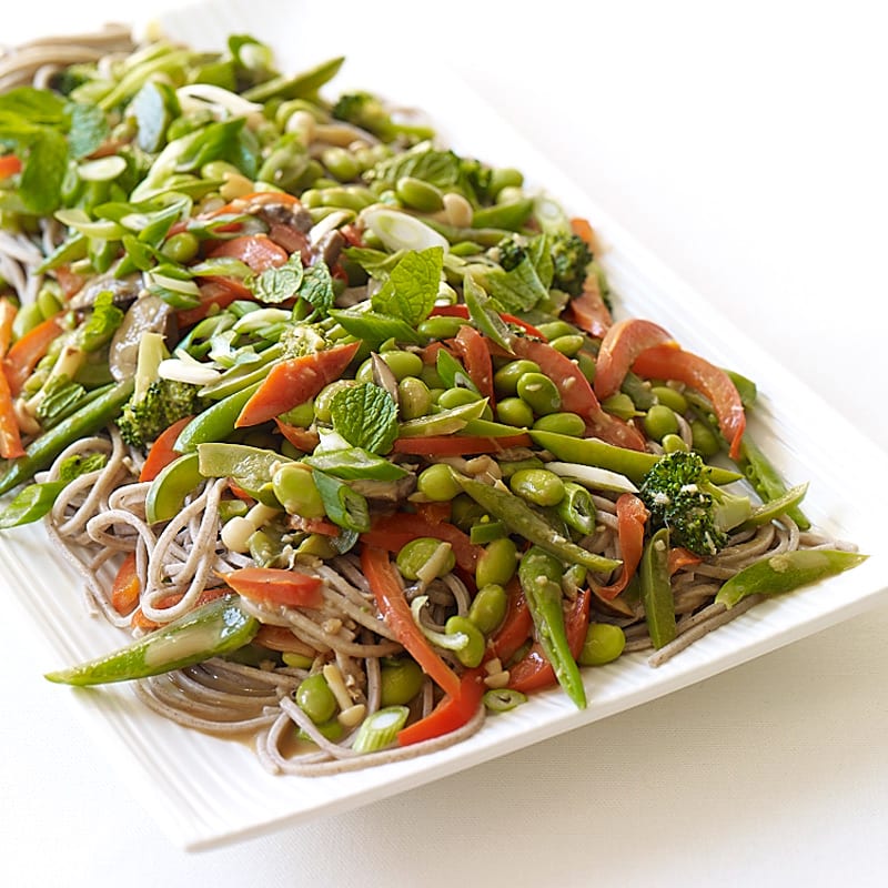 Photo of Soba Noodles with Edamame & Vegetables in Peanut Sauce by WW