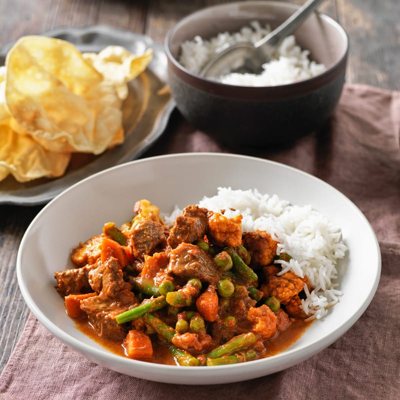 Photo of Beef and vegetable vindaloo by WW