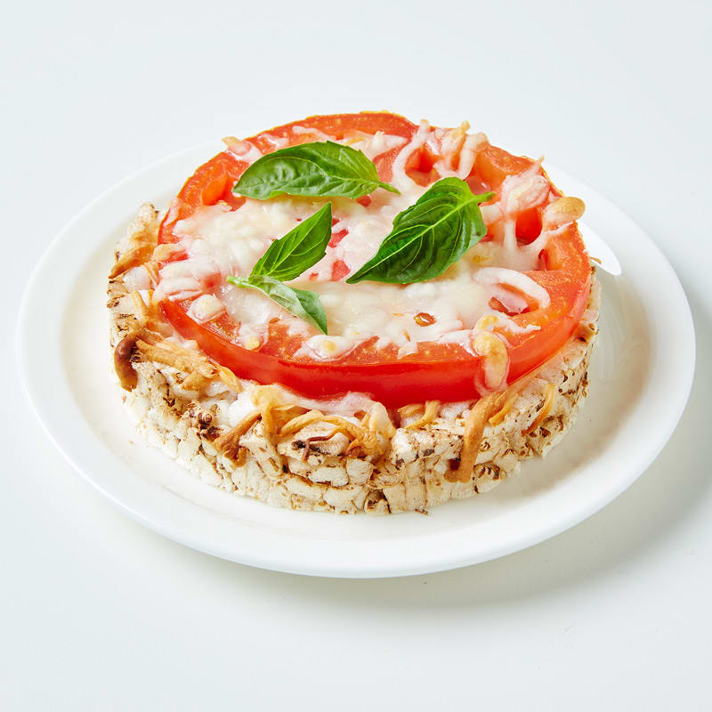 Photo de Pizza Margherita sur galette de riz par WW