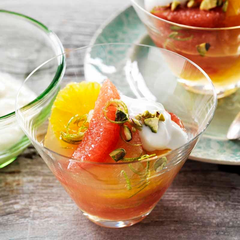 Photo of Citrus fruit salad with ginger lime syrup by WW