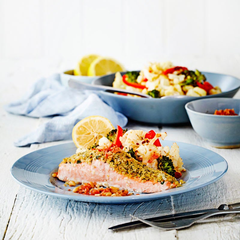 Photo of Lemon and herb crusted salmon by WW