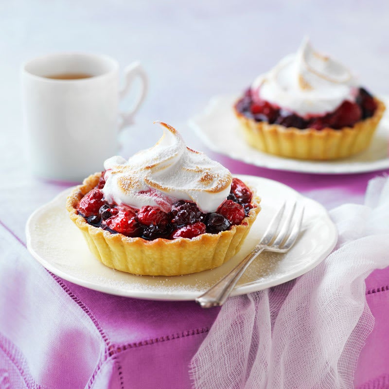 Photo of Mixed berry meringue pies by WW