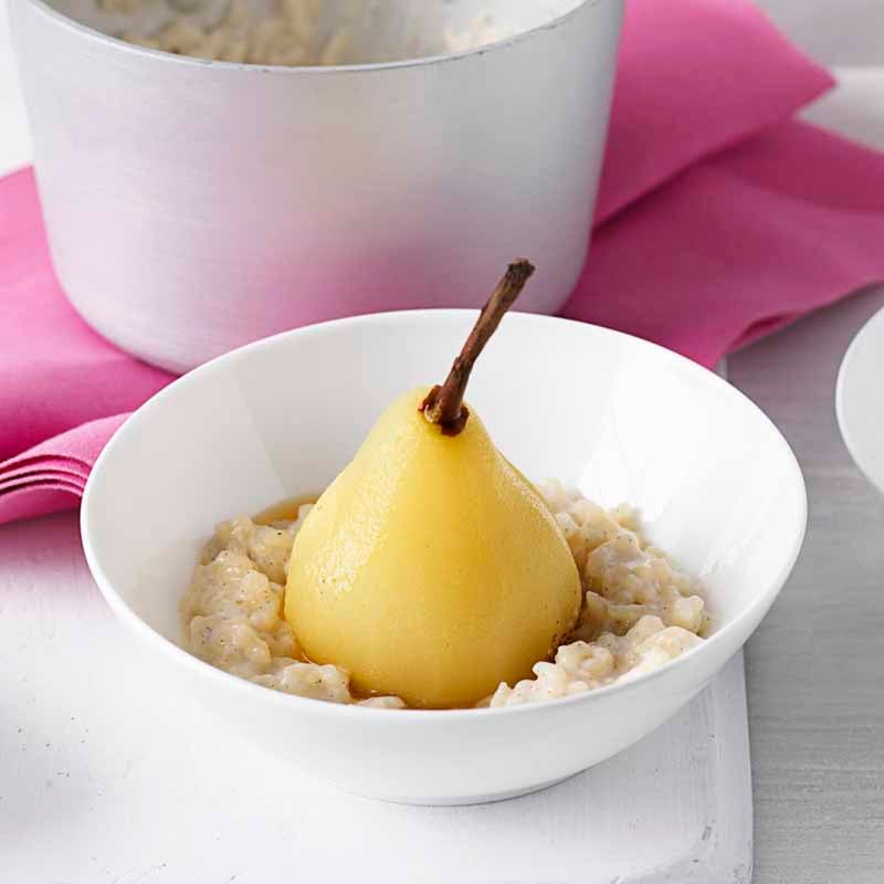Photo of Spiced rice pudding with poached pear by WW
