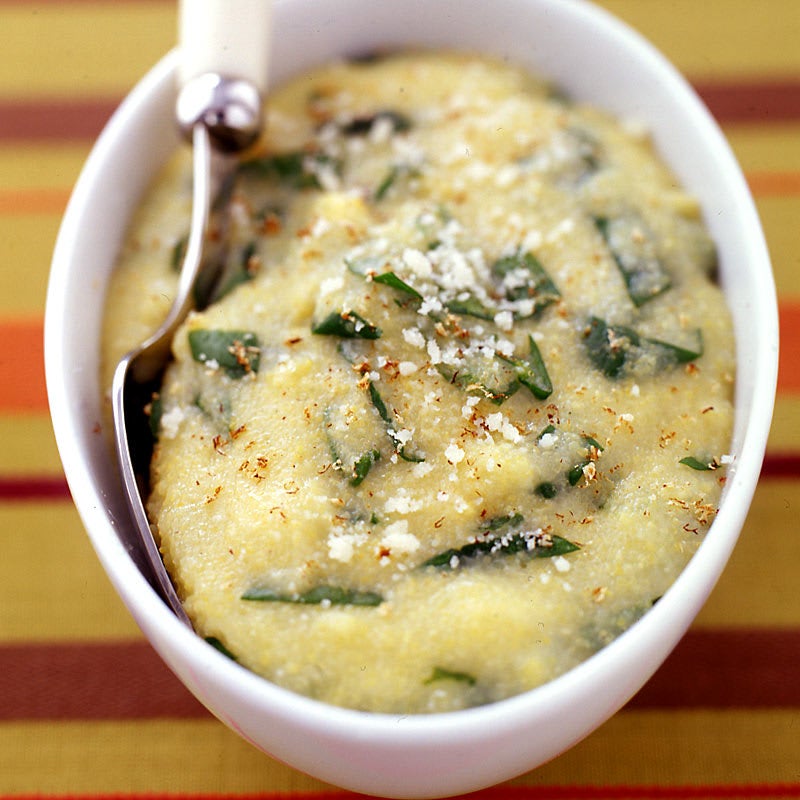 Photo of Polenta with baby spinach by WW
