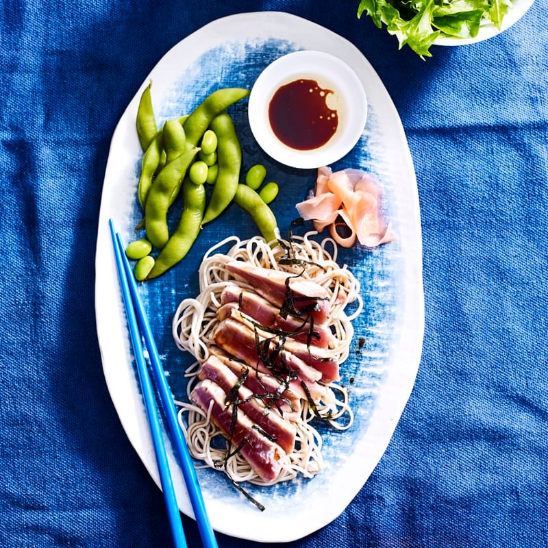 Photo of Seared tuna with soba noodles by WW