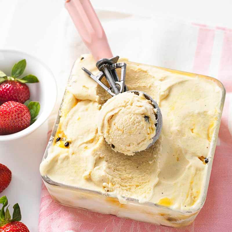 Photo of Banana and passionfruit ice-cream by WW