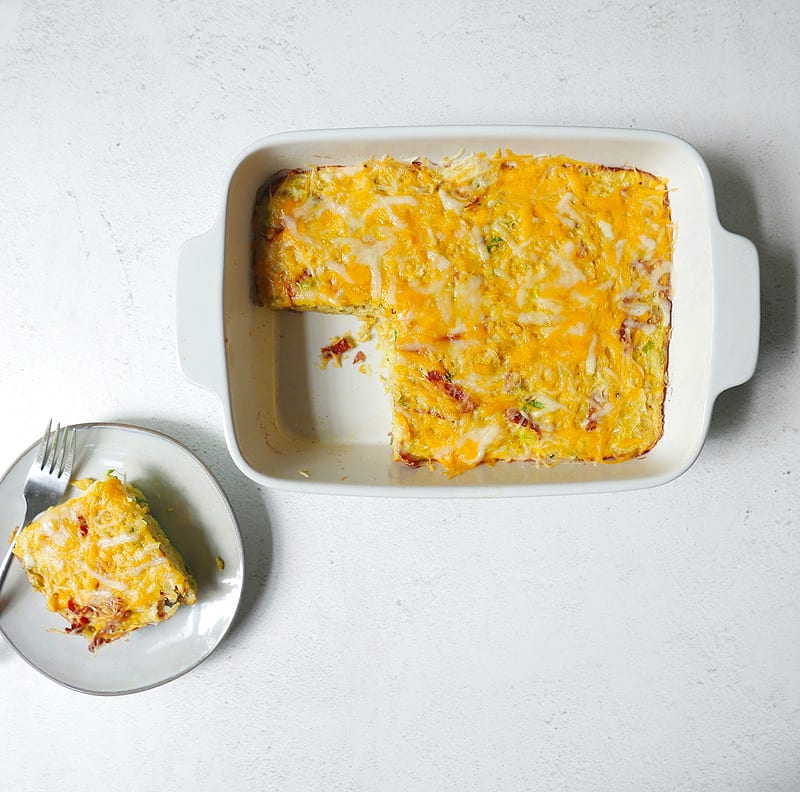 Photo of Hash brown, egg & cheese casserole by WW
