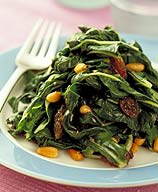 Photo of Spinach with Pine Nuts and Raisins by WW