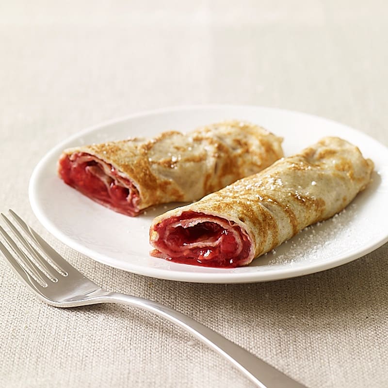 Photo of Whole Wheat Crepes with Raspberry Sauce by WW