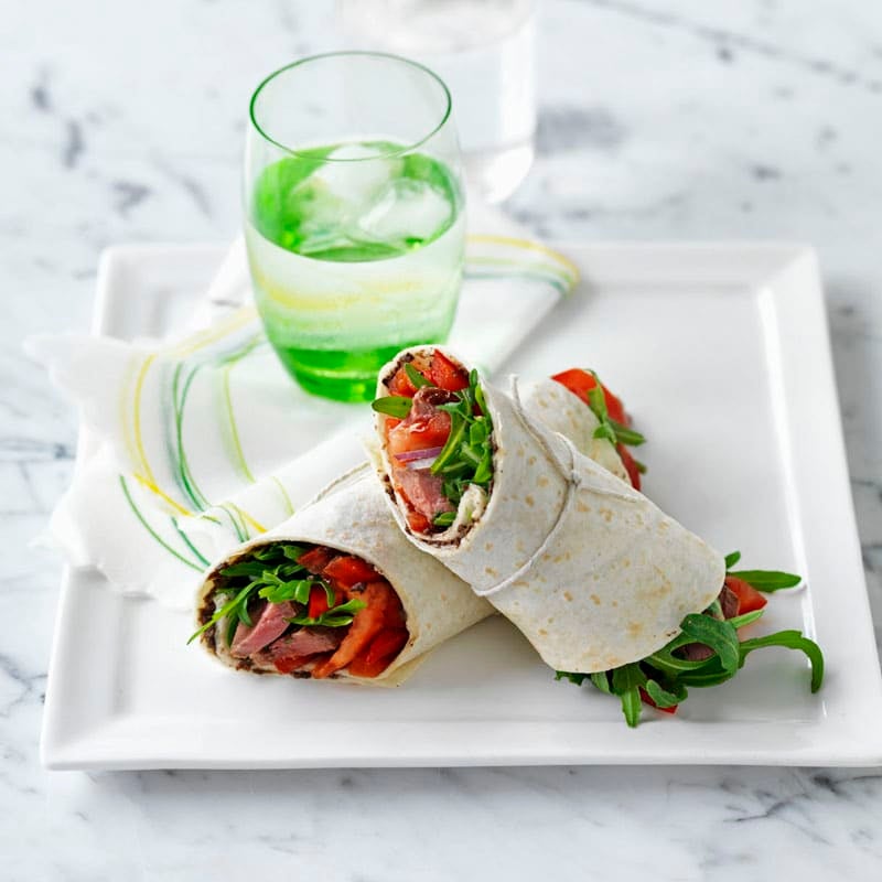Photo of Grilled lamb, olive and rocket wrap by WW