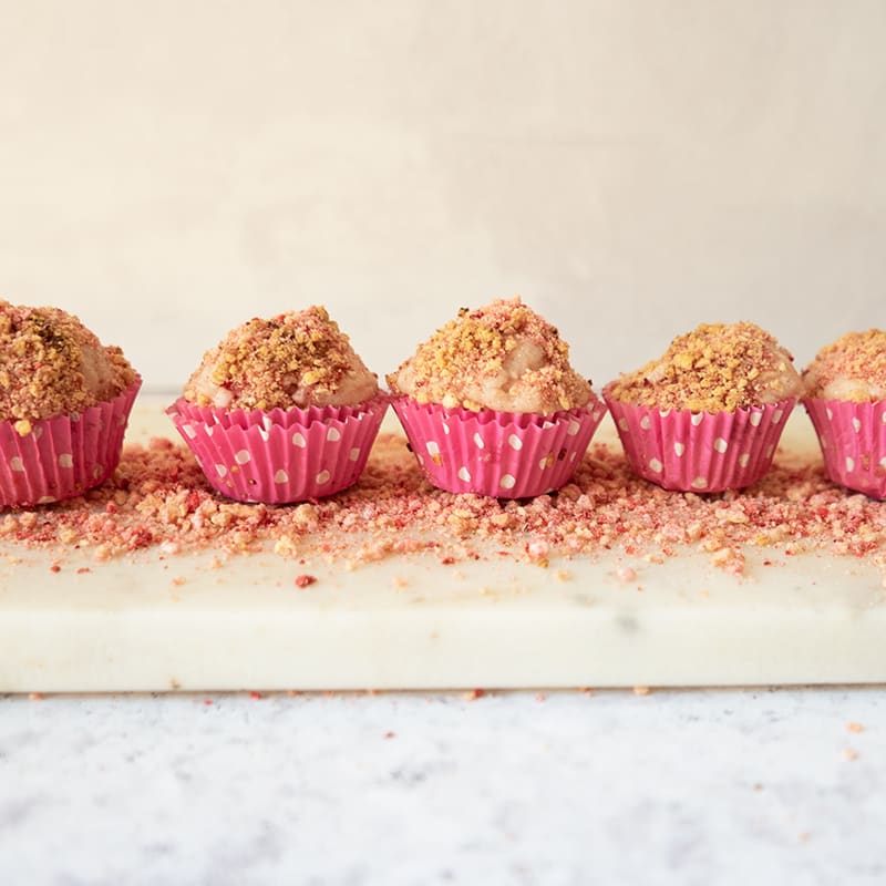 Strawberry shortcake mini cupcakes