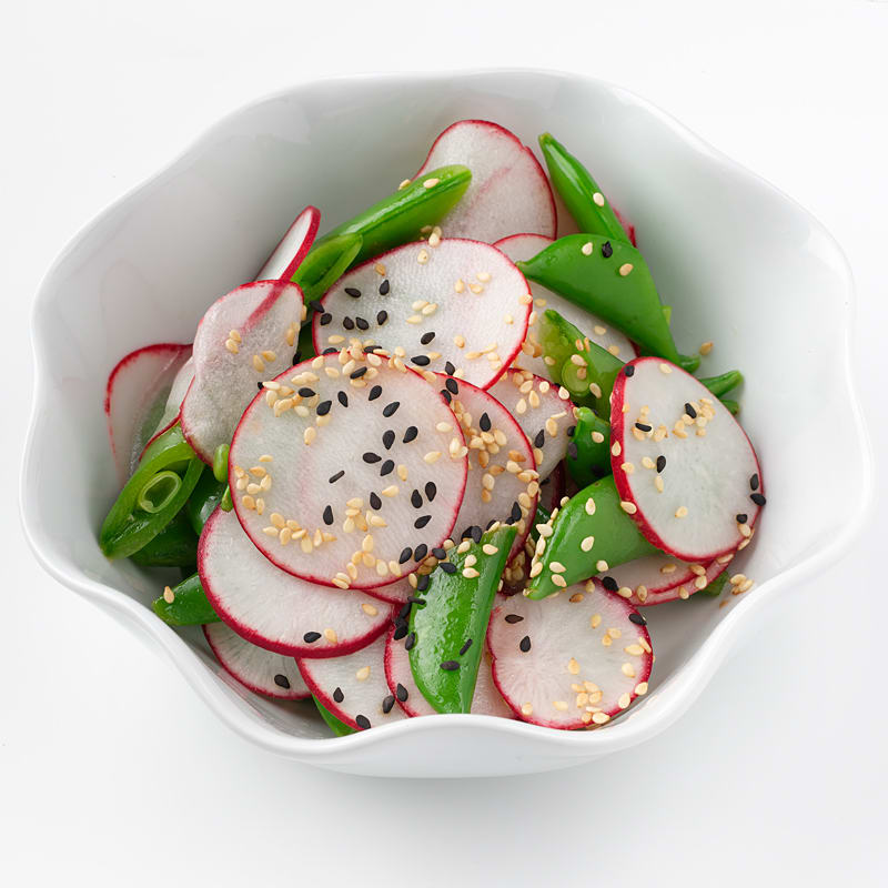 Photo of Asian Radish and Sugar Snap Pea Salad by WW