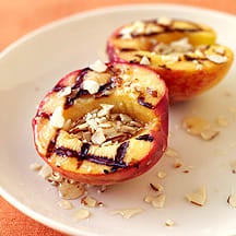 Photo of Grilled peaches with almonds and honey by WW