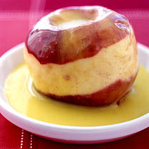 Photo of Spiced baked apples with vanilla sauce by WW