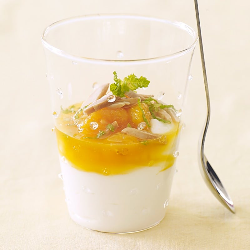 Photo of Orange-ginger soy yogurt parfaits by WW