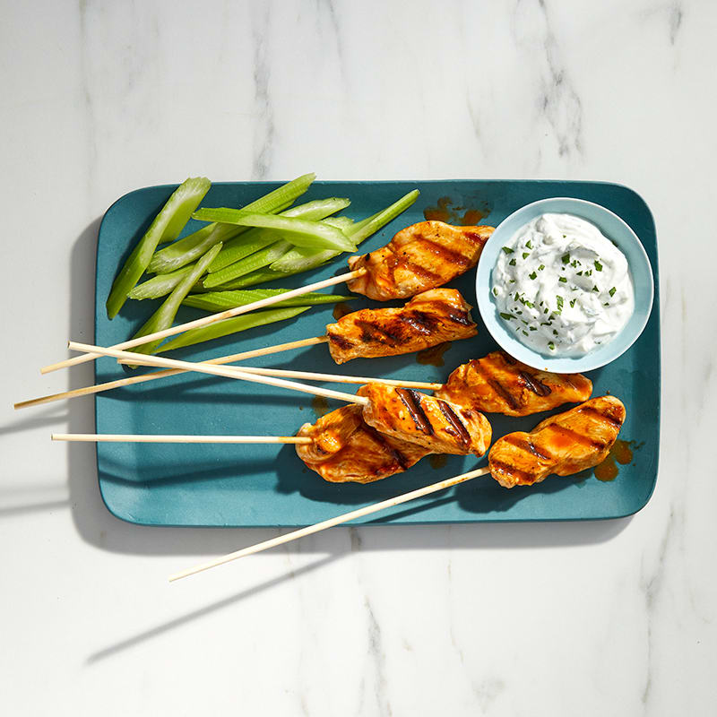 Photo of Grilled Buffalo-Style Chicken Bites by WW