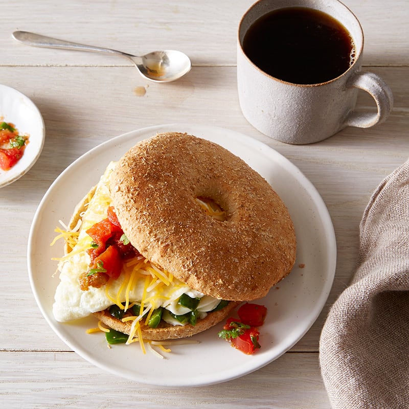 Photo of Poblano and egg breakfast sandwich by WW