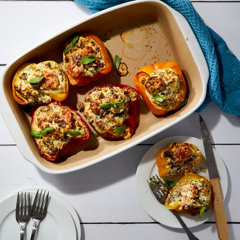 Photo of Spinach & Ricotta Stuffed Peppers by Millie Peartree by WW