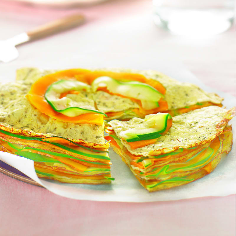 Photo de/du Club sandwich d'omelettes aux légumes par WW