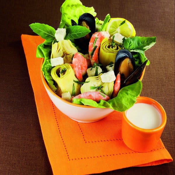 Photo de/du Salade d'artichaut aux fruits de mer par WW