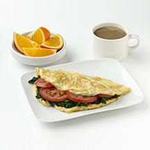 Photo of Diner Omelet with Fruit and Coffee  by WW