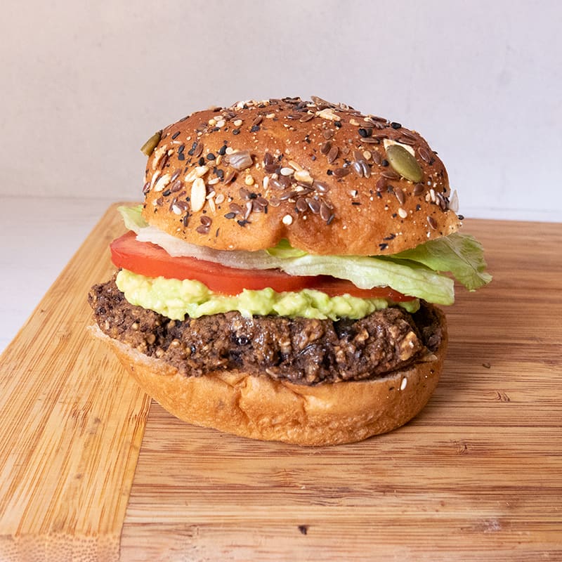 Photo of Easy black bean burgers by WW