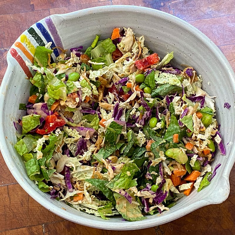 Photo of Asian-Inspired Chopped Chicken Salad by WW