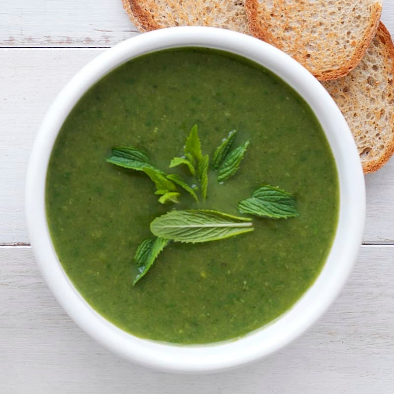 Photo of Minted spinach and pea soup by WW
