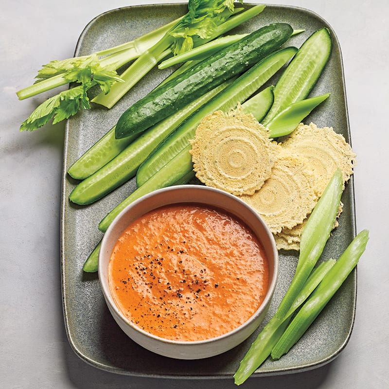 Photo of Roasted Red Pepper–Harissa Dip by WW