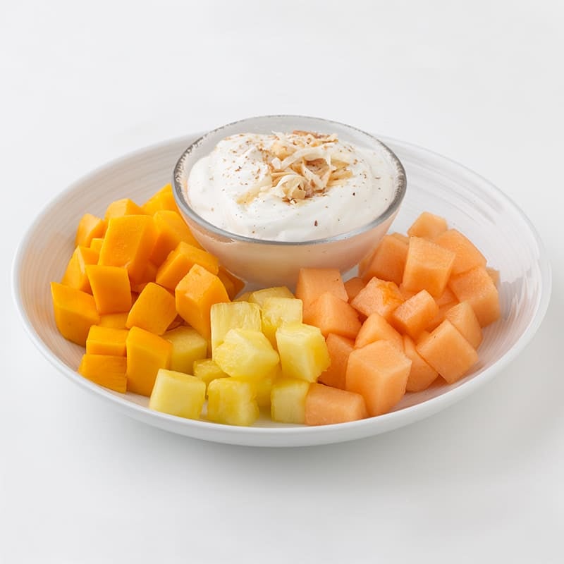 Photo of Tropical Fruit and Yogurt Plate by WW
