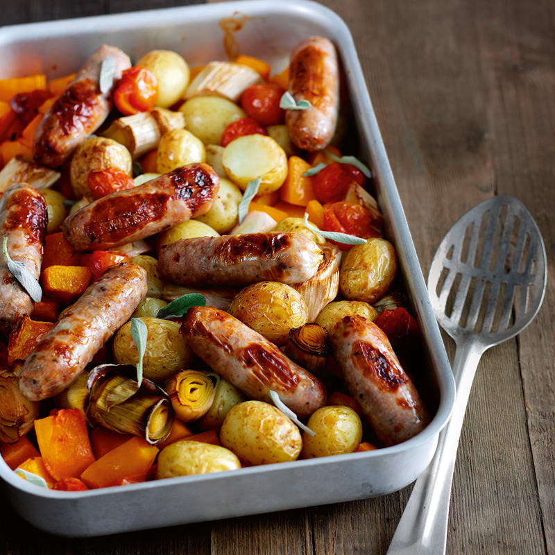 Photo of One pan sausage and veg roast by WW