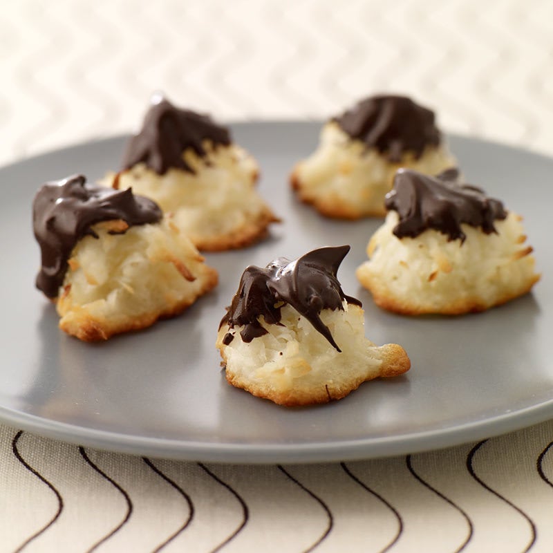 Photo of Chocolate dipped macaroons by WW