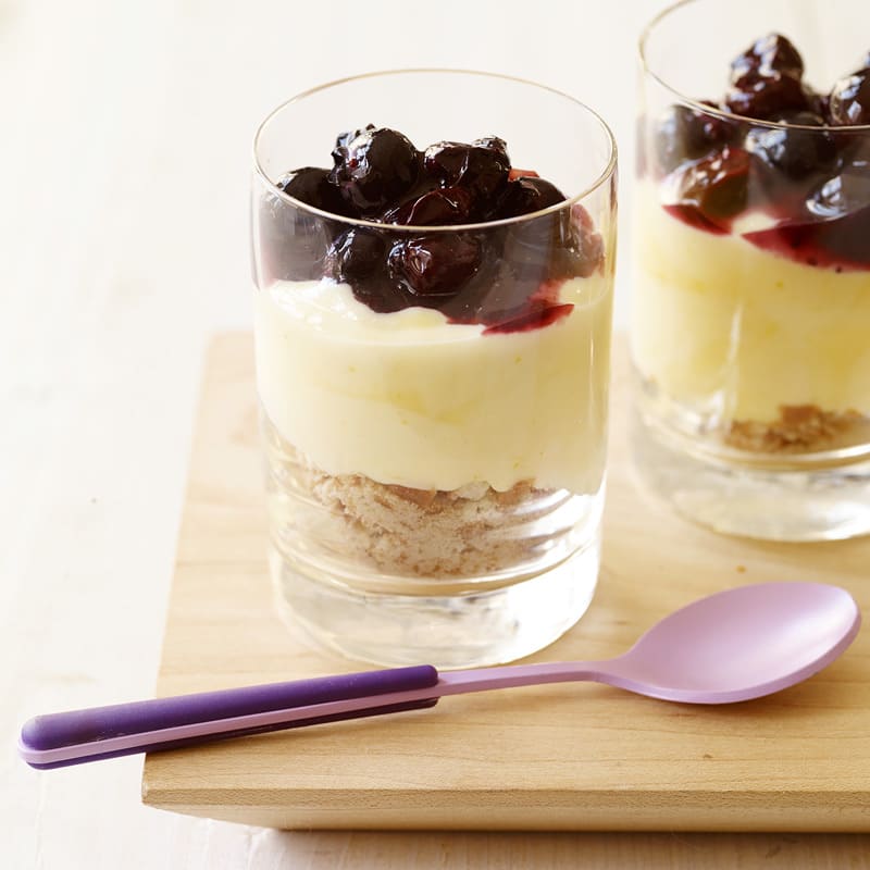 Photo of Mini lemon parfaits with blueberry-ginger compote by WW
