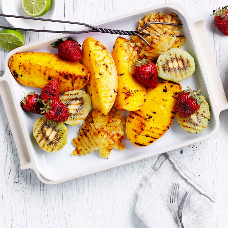 Photo of Grilled tropical fruit with lime and caramel yoghurt by WW