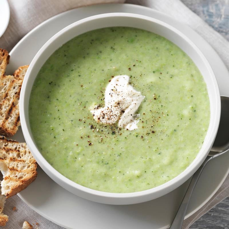 Photo of Pea, lettuce and mint soup by WW