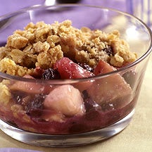 Photo of Pear and blueberry compote with oatmeal streusel topping by WW
