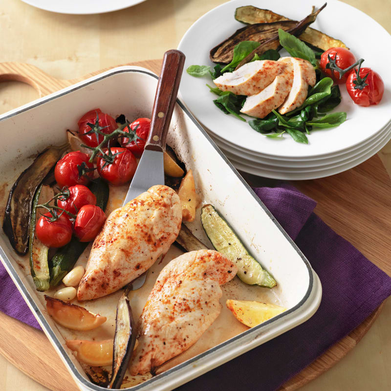 Photo of Summer roast chicken breast with vegetables by WW