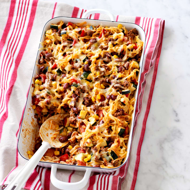 Photo of Chilli beef and bean pasta bake by WW