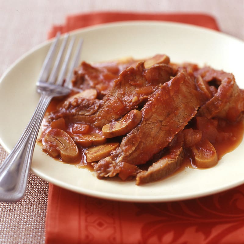 Photo of Sweet and sour slow cooker flank steak by WW