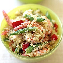Photo de/du Salade de quinoa aux crevettes par WW