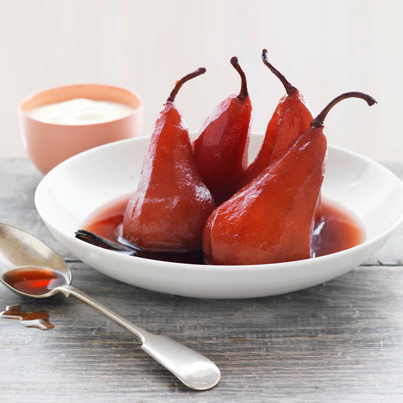 Photo of Poached pears in spiced syrup by WW